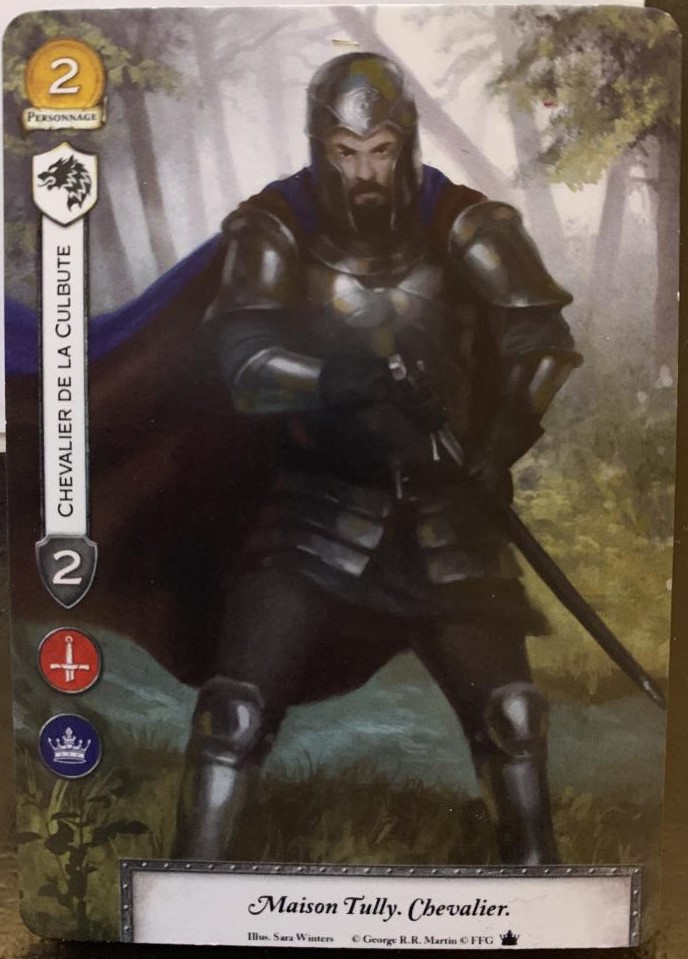 Le Trône de fer JCE (Seconde Édition) - carte  promo full art chevalier de la culbute