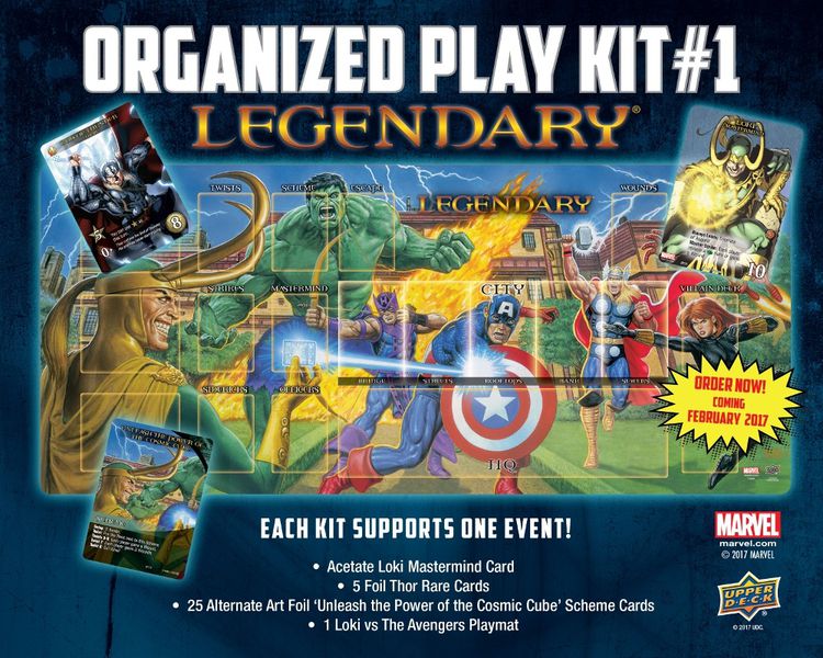 Legendary : Marvel Deck Building - Organized Play Kit #1