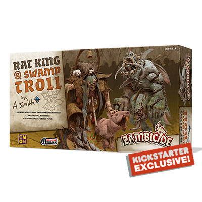 Zombicide Black Plague - Rat King & Swamp Troll