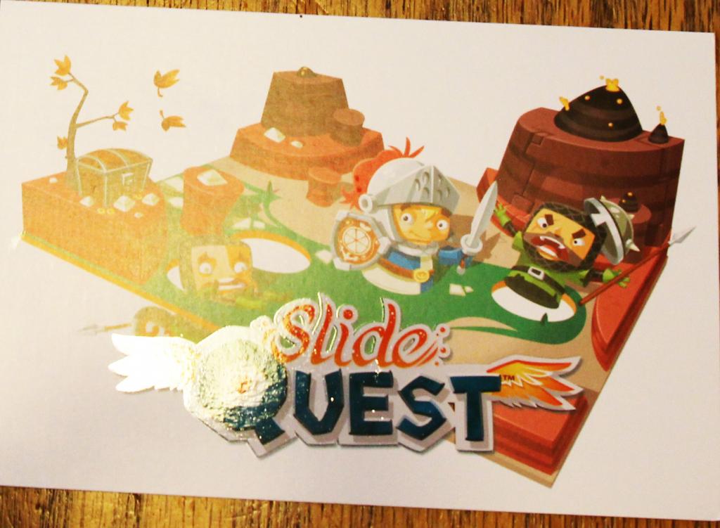 Slide Quest - Carte postale print