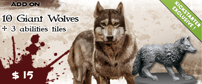 Conan (Monolith) - Giant Wolves