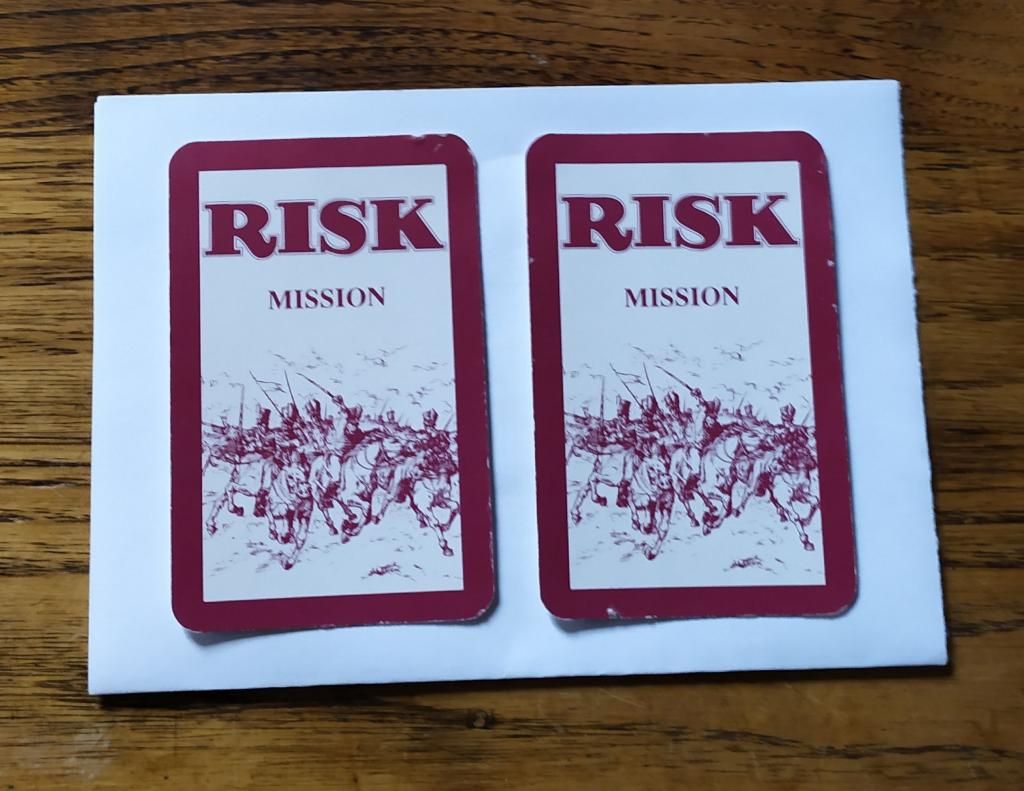 Risk - Cartes mission