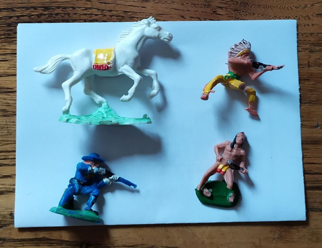 peaux rouges contre longs couteaux - Figurines
