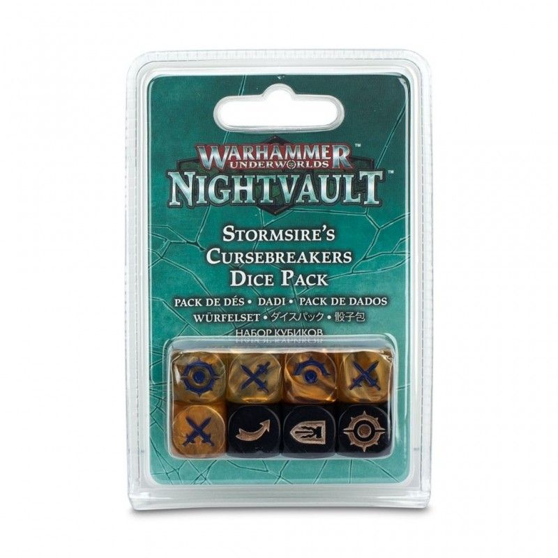 Warhammer Underworlds : Nightvault. Pack de dés des briseurs de malédiction de Stormsire