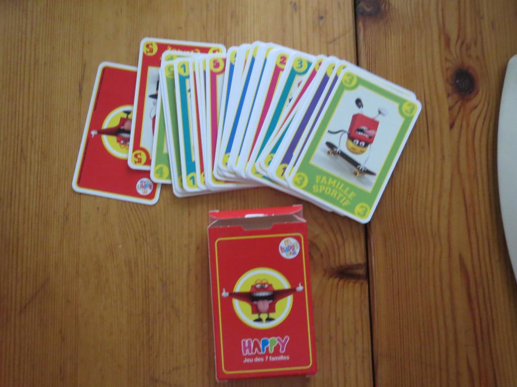 Jeu de 7 famille Happy