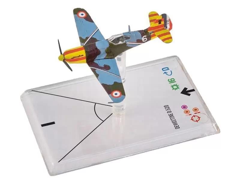 Wings Of War - Figurine Wow140-c - Dewoitine D.520 (Le Gloan)