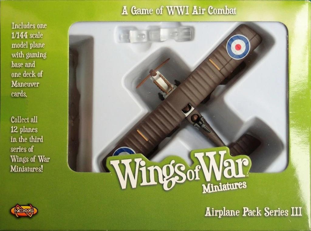 Wings of War - Figurine WOW125-A - RAF R.E.8 (Longton & Carson)