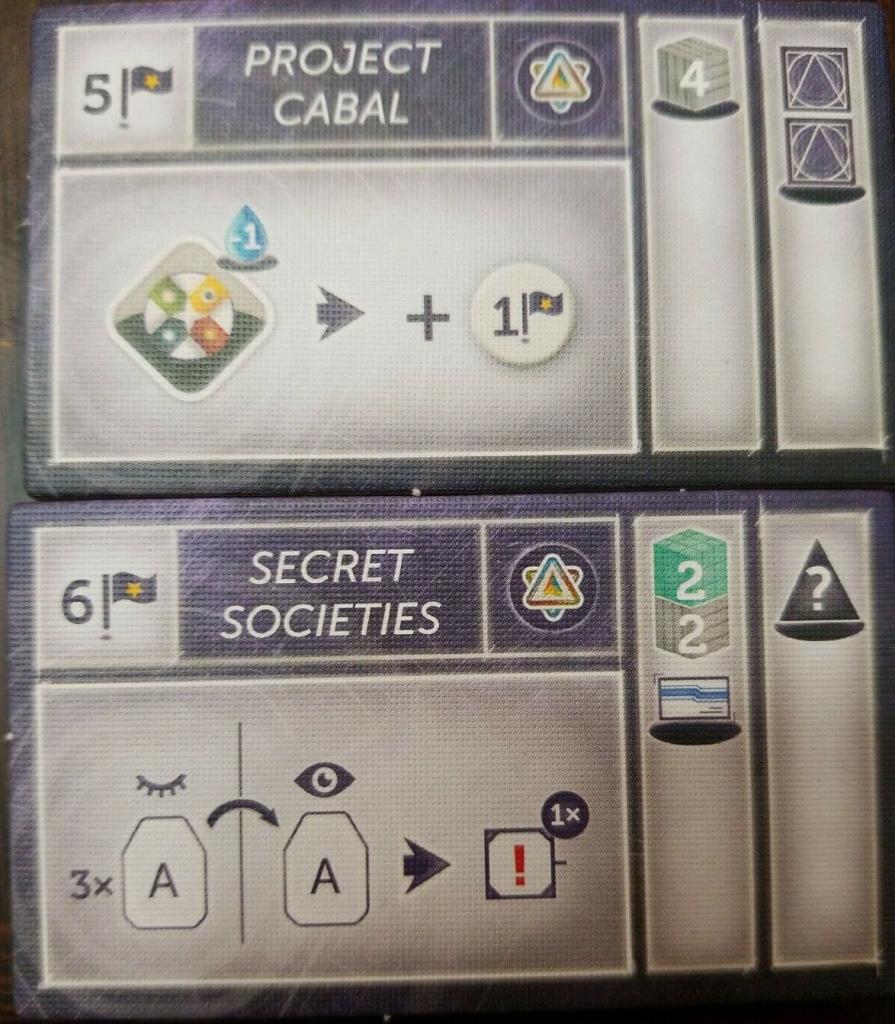 Anachrony  : The Secret Cabal 2019 Promo Cards (Texte Américain)