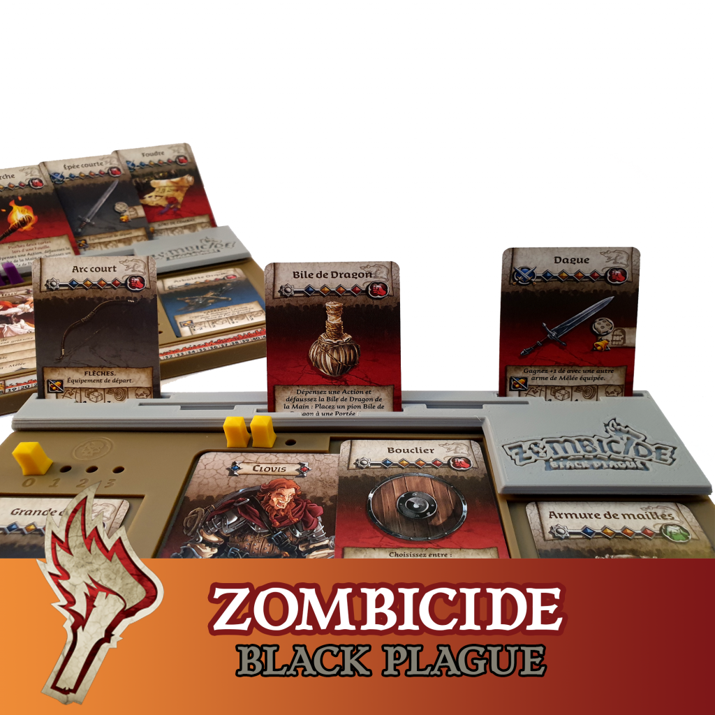 Zombicide Black Plague - 6x Extension Plateau Joueur