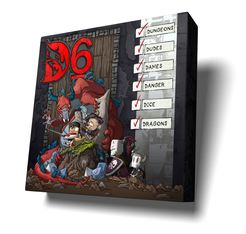 D6: Dungeons,dudes,dames,danger,dice And Dragons