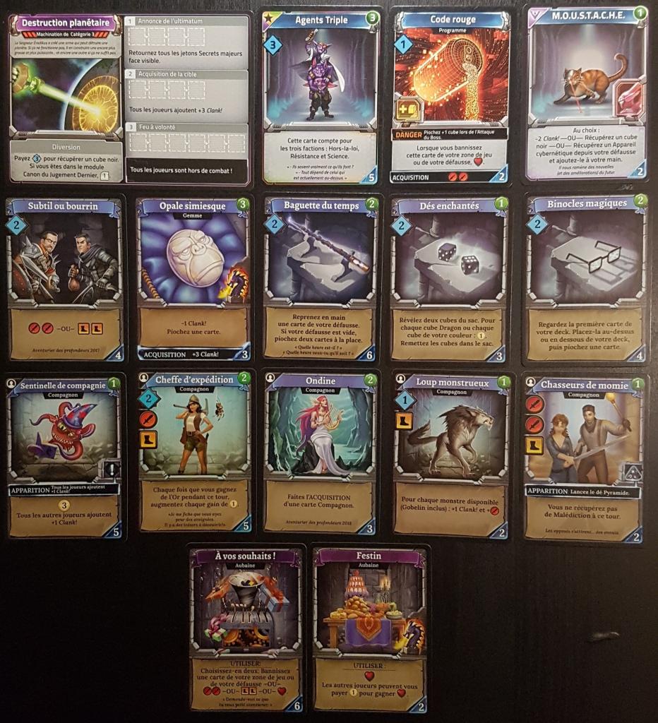 Clank ! - Cartes Goodies