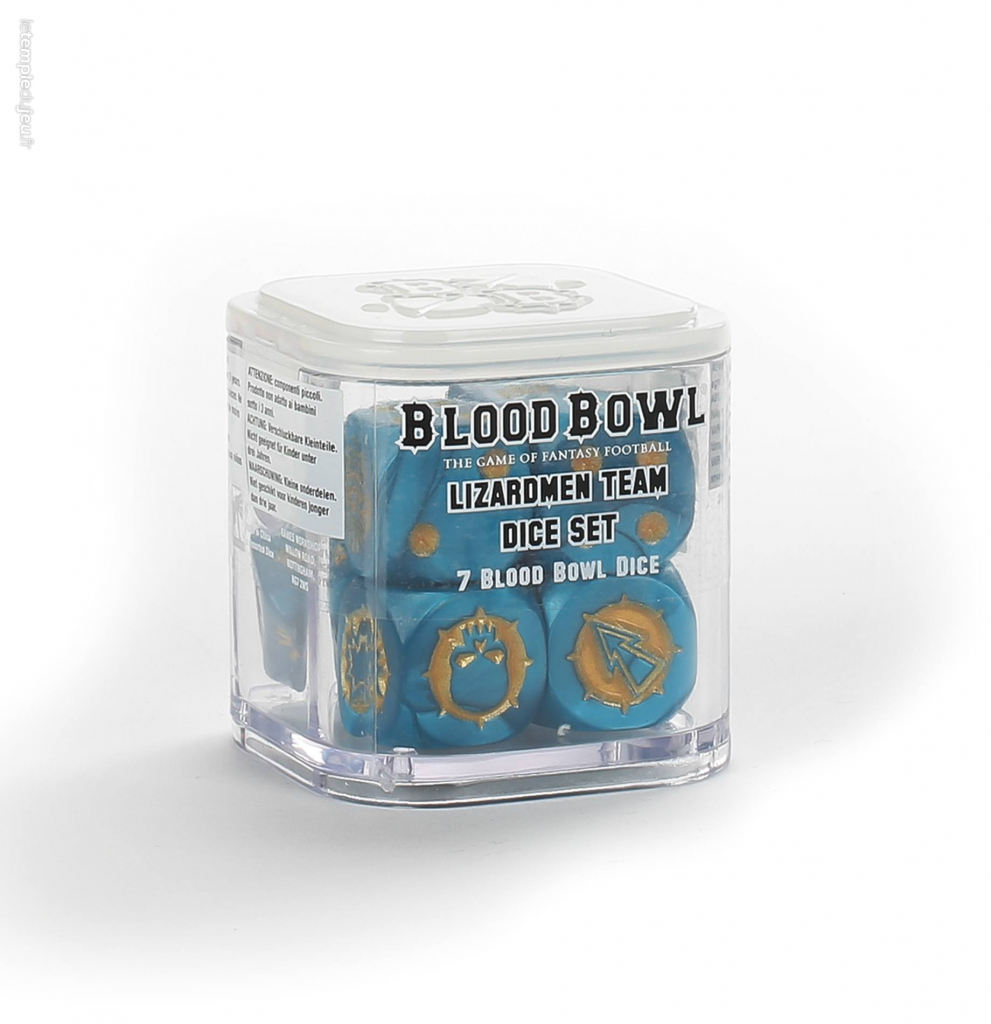 Blood Bowl 2016 - Lizardmen Team Dice Set