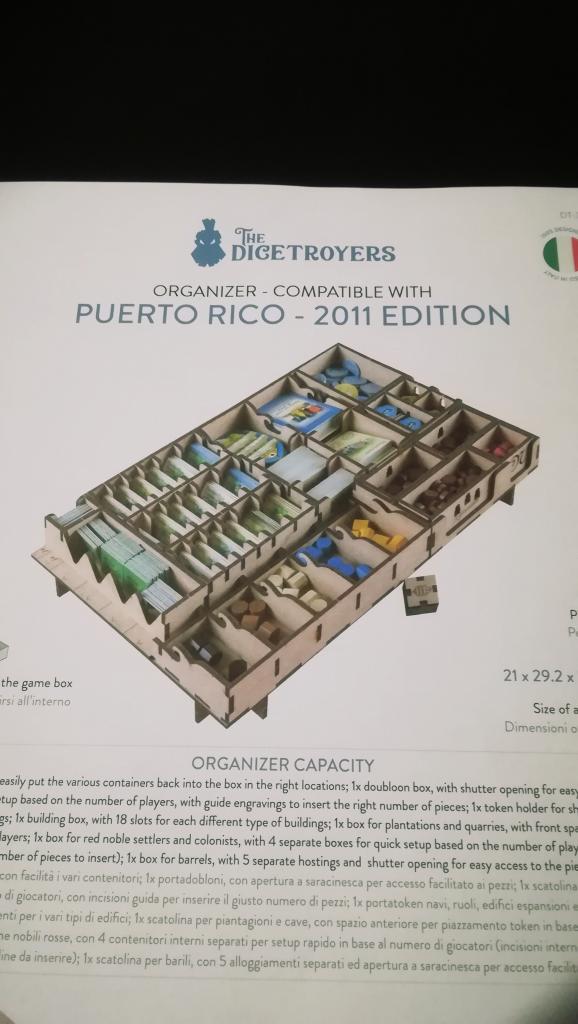 Puerto Rico - Insert Organiseur