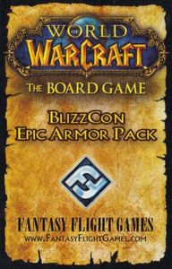 World Of Warcraft - The Board Game : Blizzcon Epic Armor Pack