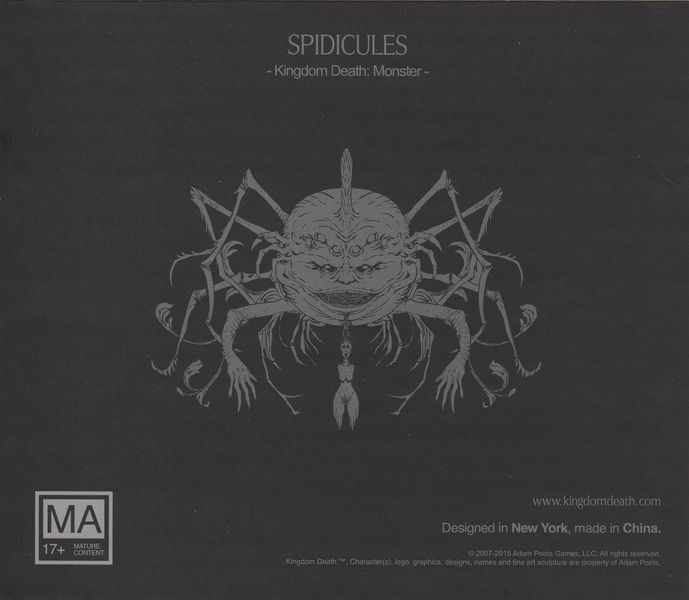 Kingdom Death: Monster - Spidicules