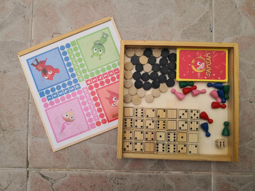 Samsam Boîte Multi Jeux De Voyage