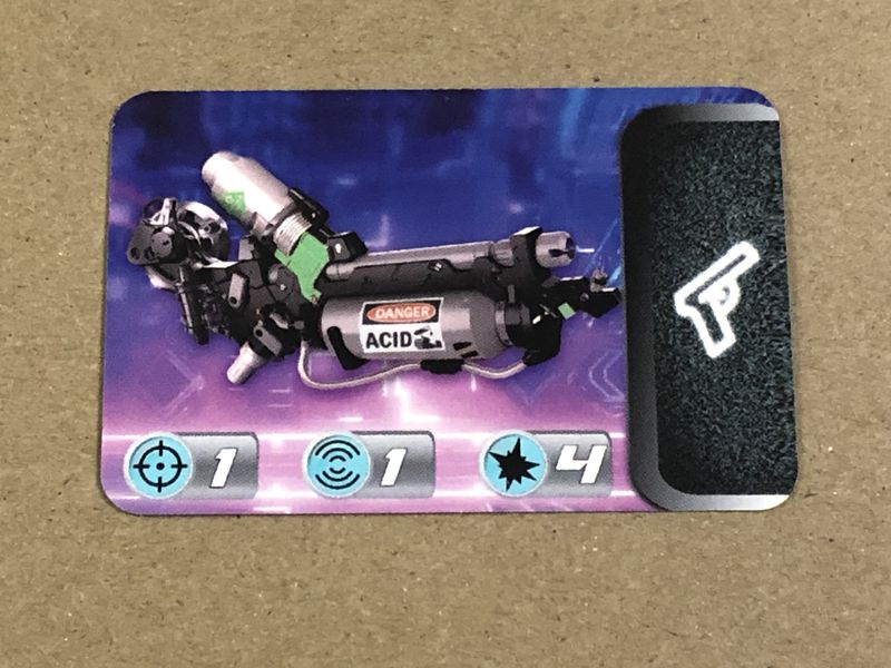 Neon Knights 2086 - Neon Knights: 2086 – Acid Gun Promo Card