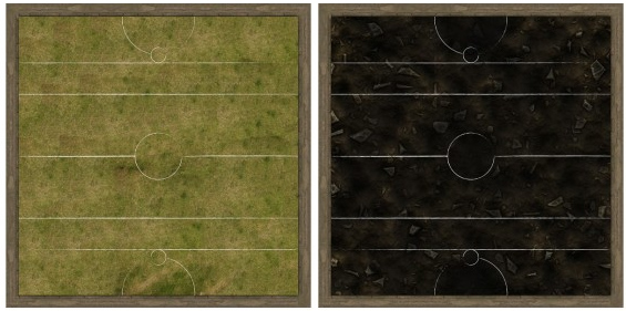 Guild Ball - Playmats - Latex - Tapis Recto/verso - Guildball - Morticians