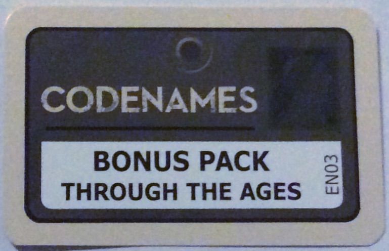 Codenames - Bonus Pack : Through the Ages