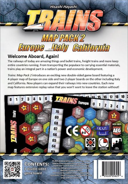 Trains : Map Pack 2 Europe-italy-california