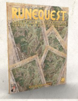 Runequest Aventures Dans Glorantha - Les 7 Cartes De La Passe Du Dragon