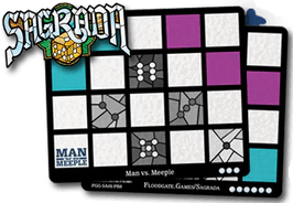 Sagrada - Promo #06 - Carte Motif De Vitrail Man Vs Meeple