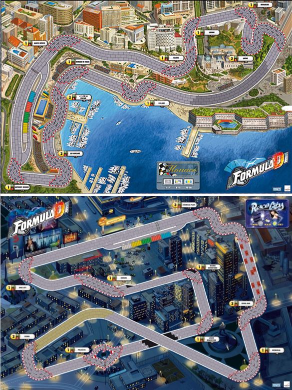 Formula D - Circuits Monaco & Race City