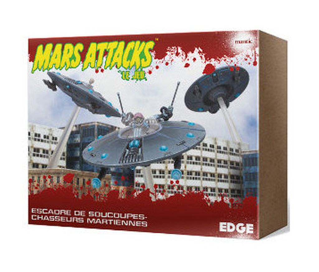 Mars Attacks - Escadre De Soucoupes-chasseurs Martiennes