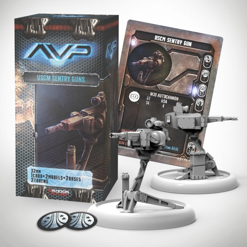 Avp The Hunt Begins 2nd Edition - Uscm Sentry Guns