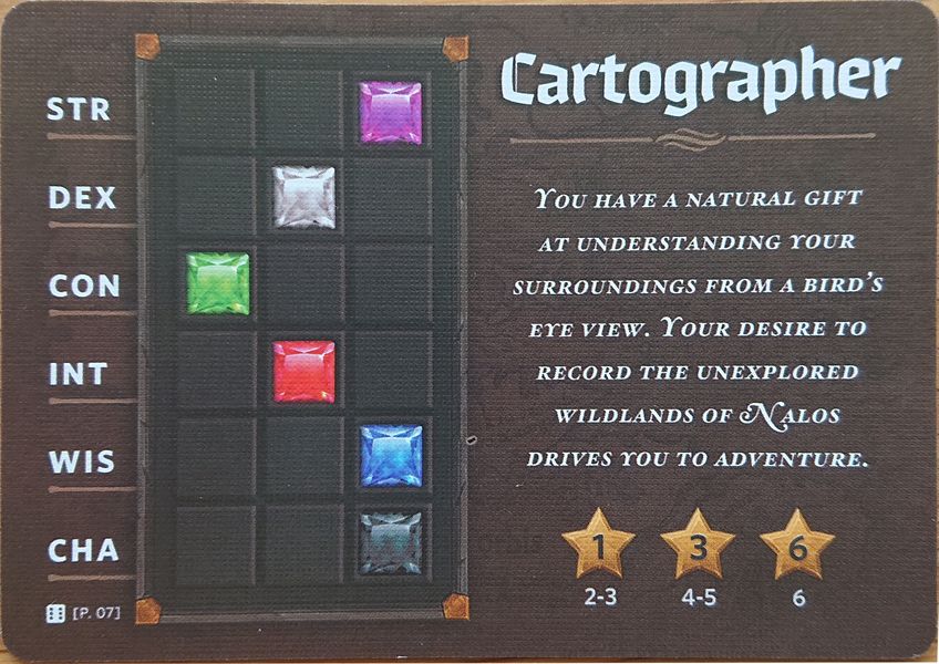 Roll Player - Cartographer - Carte Promo Antécédents