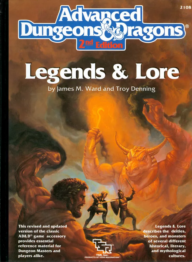 Advanced Dungeons & Dragons - 2nd Edition - Legends & Lore