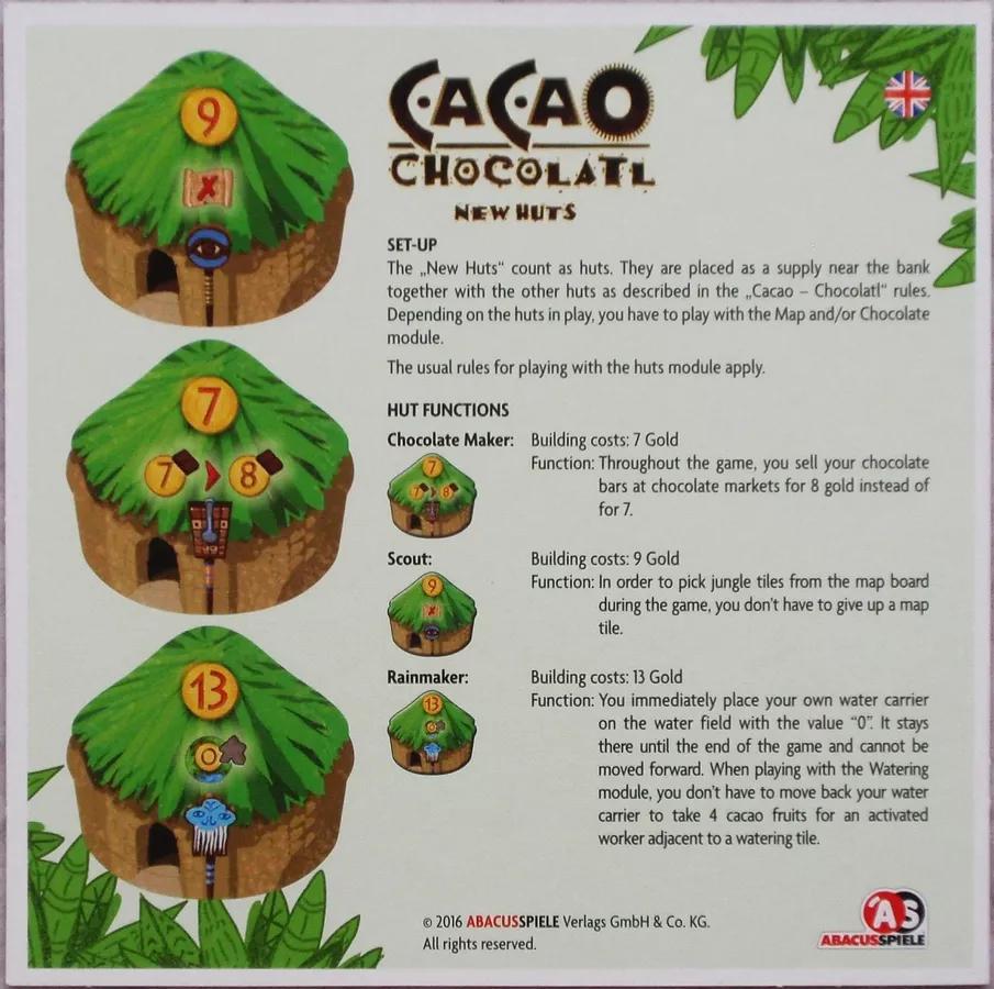 Cacao - Chocolatl: Nouvelles Huttes