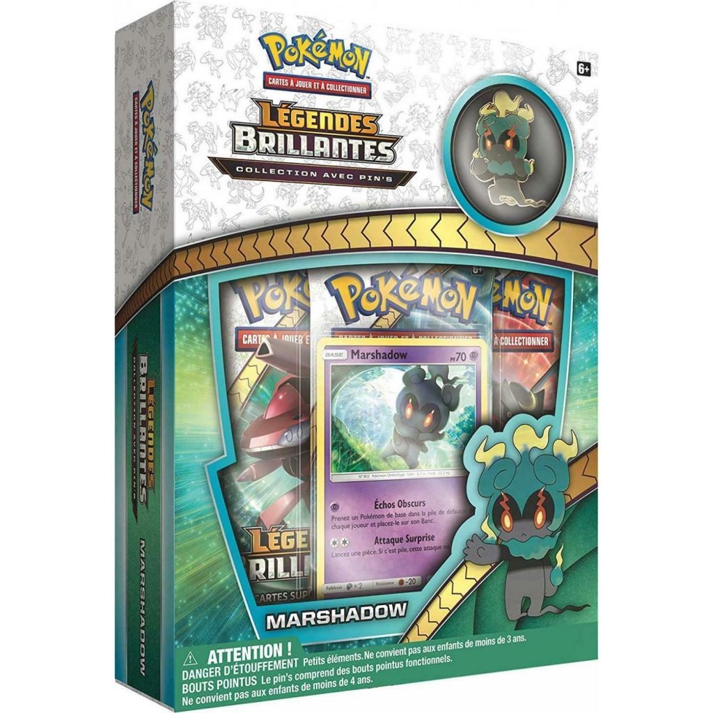 Pokemon JCC - Coffret Légendes brillantes (collection avec pin's)