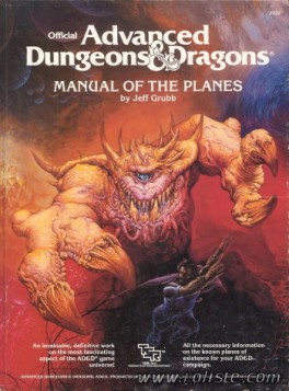 Advanced Dungeons & Dragons - 1st Edition - Manual Of The Planes