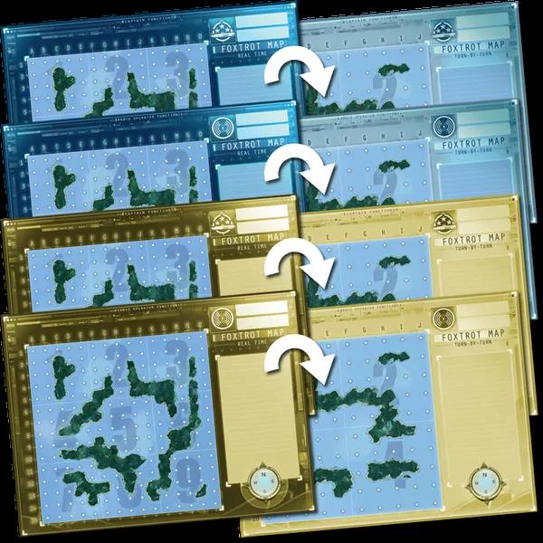 Captain Sonar - Foxtrot Map