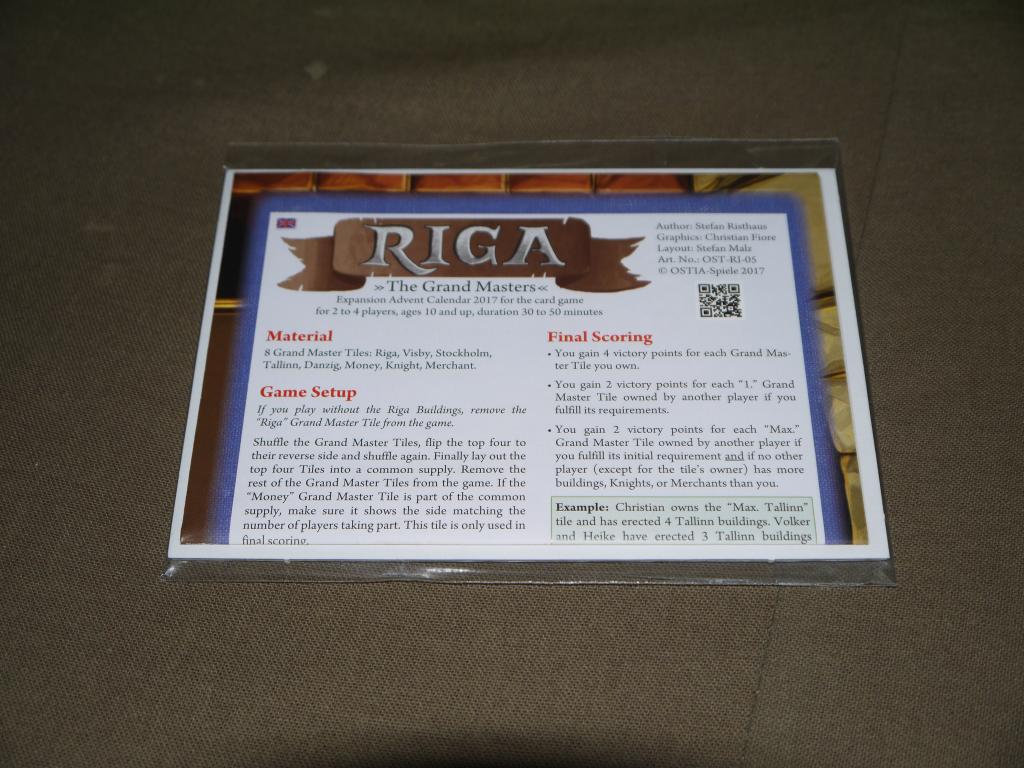 Riga - The Grand Masters