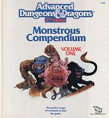 Advanced Dungeons & Dragons - 2nd Edition - Montrous Compendium - Volume One