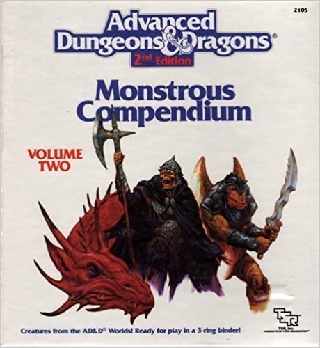 Advanced Dungeons & Dragons - 2nd Edition - Montrous Compendium - Volume Two