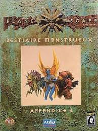 Advanced Dungeons & Dragons - 2ème Edition Vf - Planescape - Bestiaire Monstrueux - Appendice 4