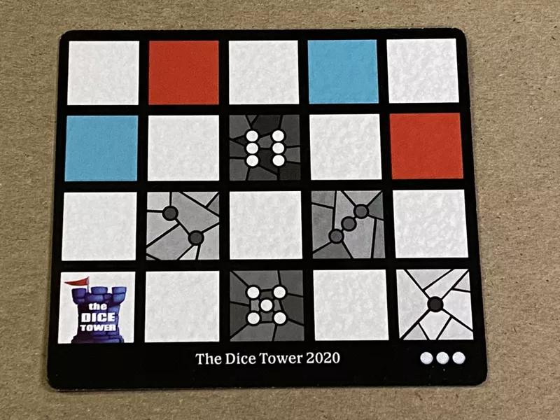 Sagrada - Promo #10 - Carte Motif de vitrail Dice Tower 2020