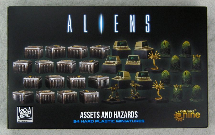 Aliens: Another Glorious Day In The Corps - Assets And Hazards (3d Gaming Set)