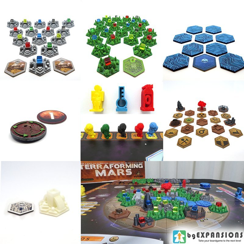 Terraforming Mars - Upgrade Kit - 69 Pieces - Bg Expansions