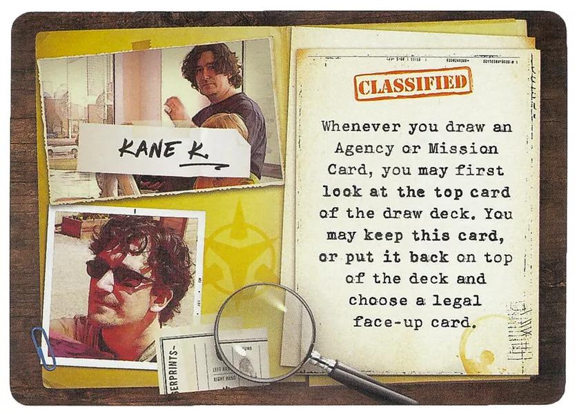 Covert - Kane Klenko Character Card