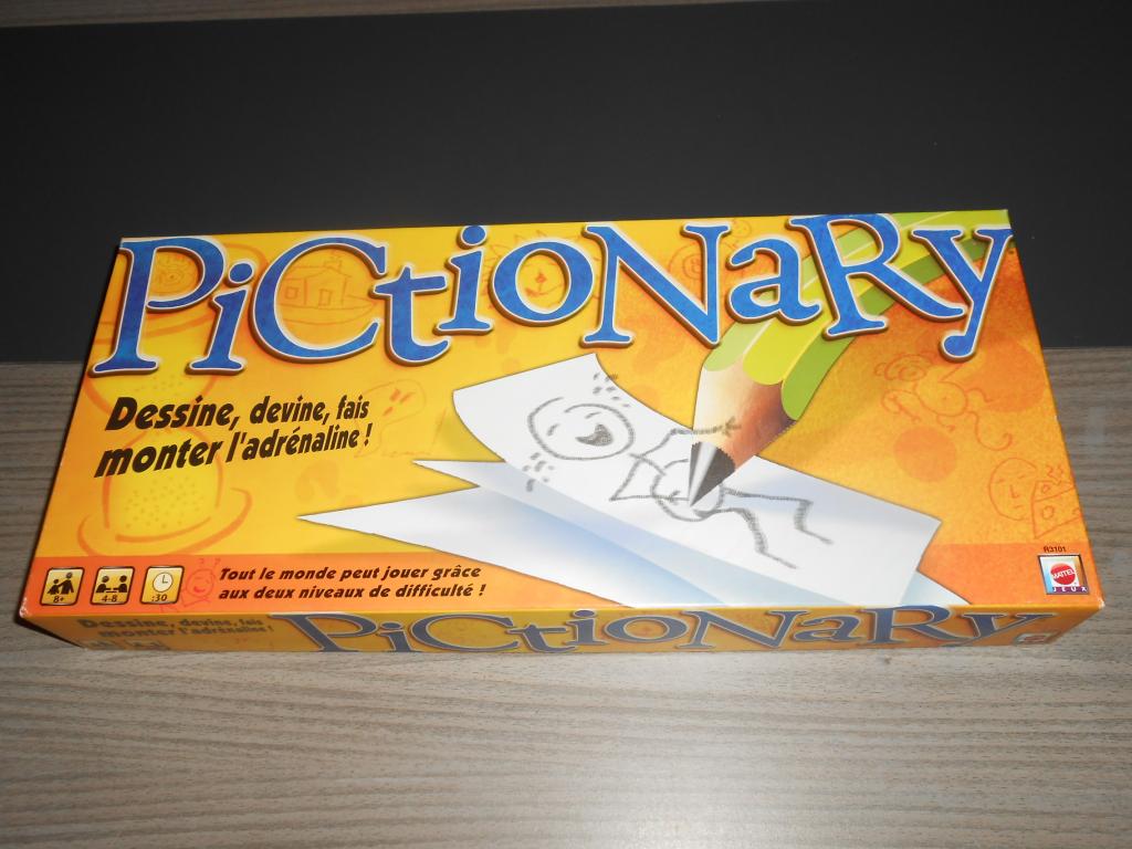 Pictionary - Mattel 2010 - Un Niveau Adulte Et Un Niveau Junior