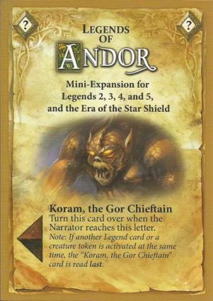 Andor - Koram The Gor Chieftain