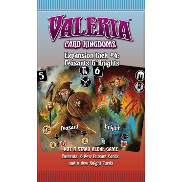 Valeria Card Kingdoms - Expansion Pack #4 : Peasants & Knights
