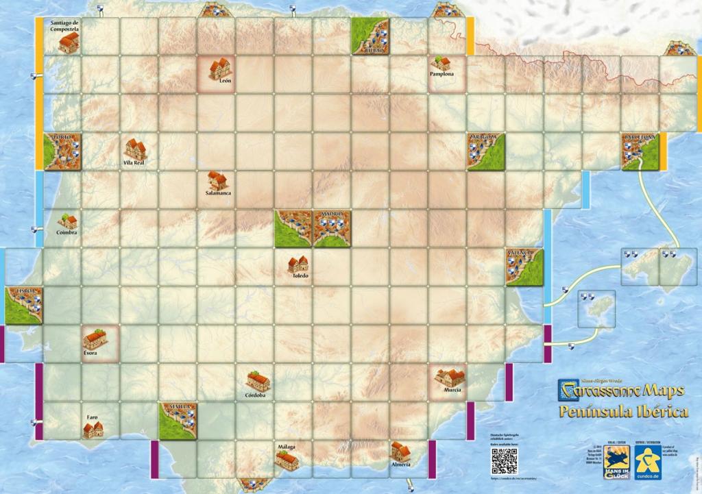 Carcassonne - Maps: Espagne