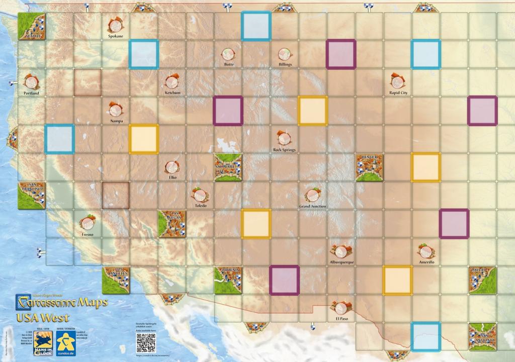 Carcassonne - Maps: France Côte Ouest