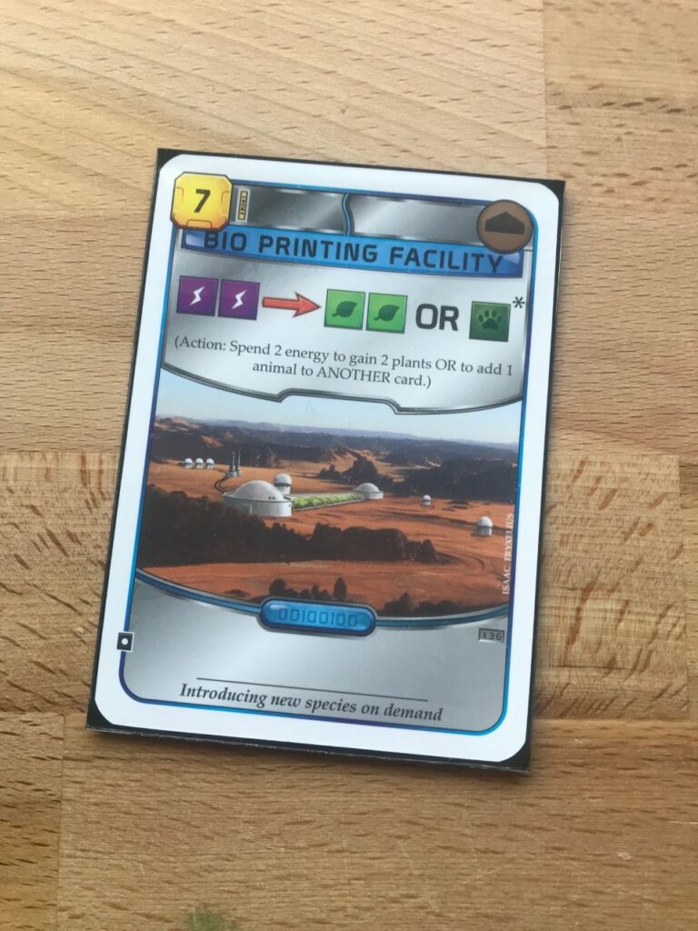 Terraforming Mars - Carte Promo Bio Printing Facility (#X36)