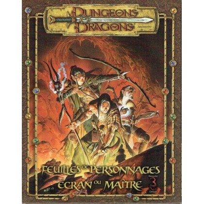 Dungeons & Dragons - 3ème Edition VF - Feuilles de Personnages & Ecran du Maître